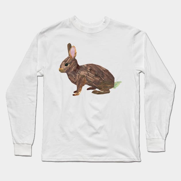 Rabbit Long Sleeve T-Shirt by Babban Gaelg